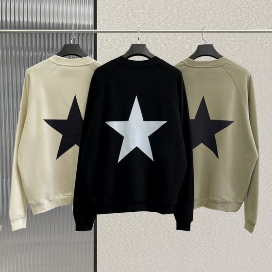 Fear of God Essentials Star Print Crewneck Sweatshirt